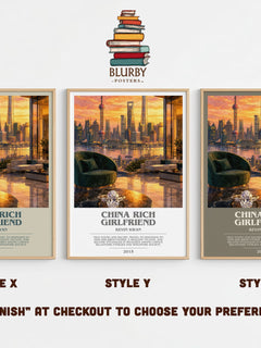 China Rich Girlfriend Bookish Wall Art by Kevin Kwan – image 4