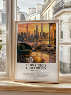 China Rich Girlfriend Bookish Wall Art by Kevin Kwan – image 2