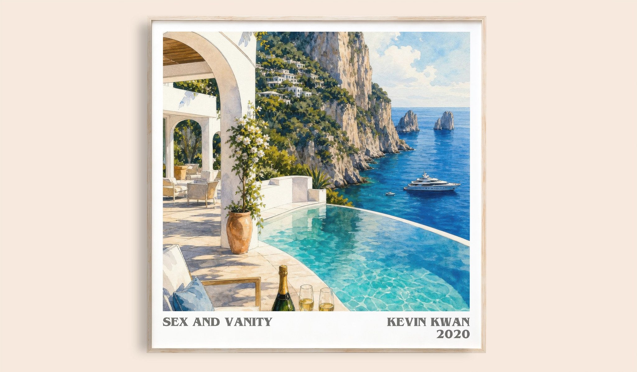 Sex and Vanity Literary Art Print by Kevin Kwan