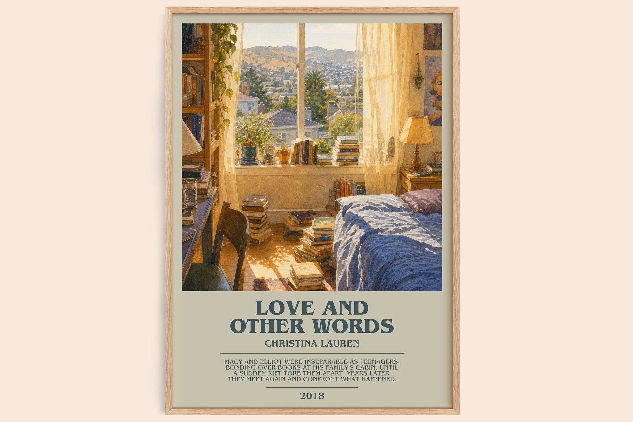 Love and Other Words Bookish Wall Art by Christina Lauren