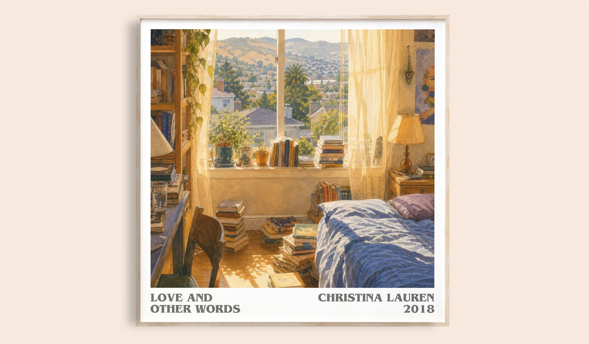 Love and Other Words Literary Art Print by Christina Lauren
