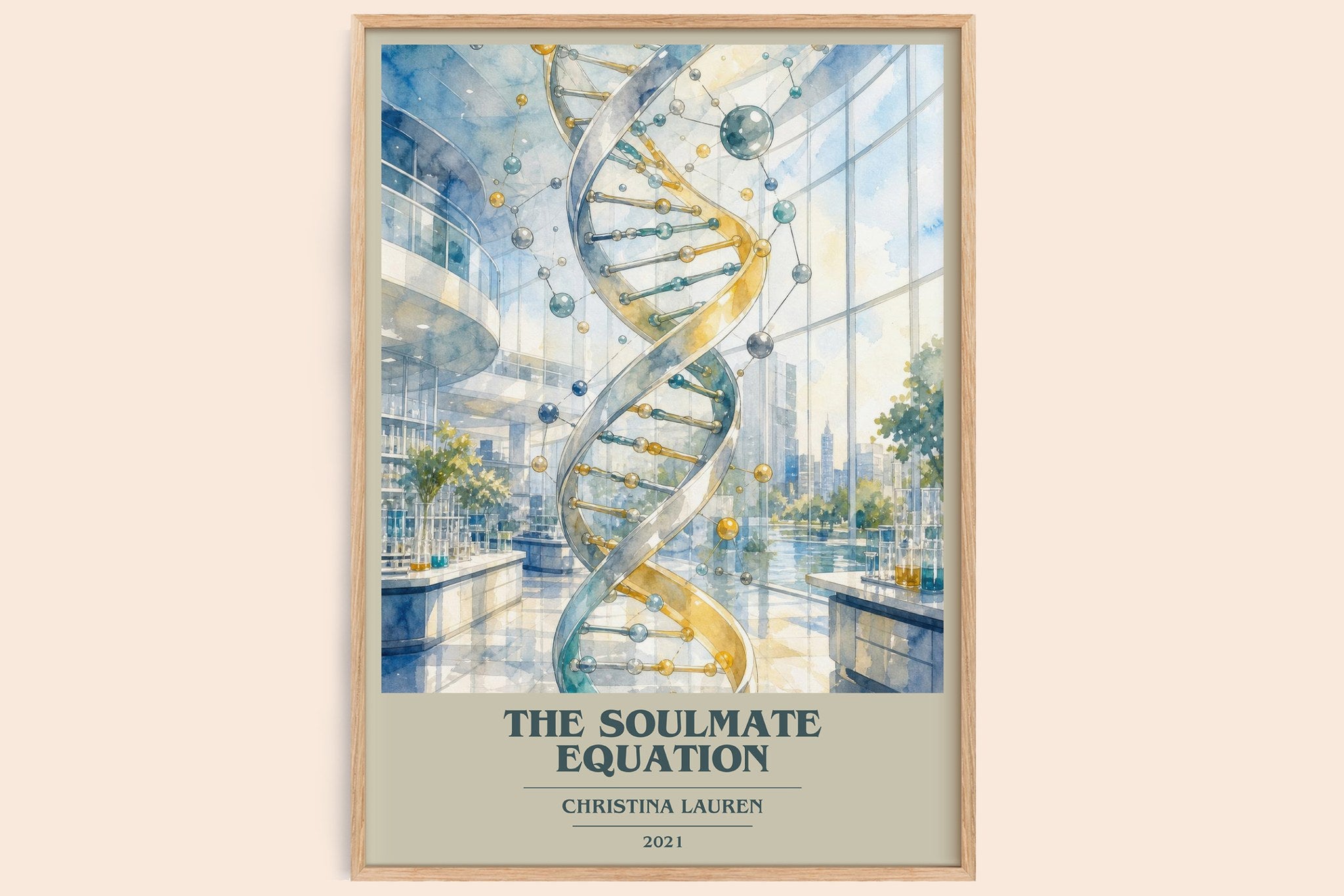 The Soulmate Equation Book Cover Poster by Christina Lauren