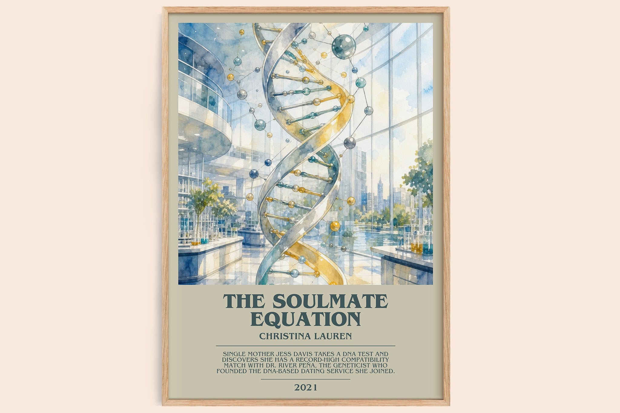 The Soulmate Equation Bookish Wall Art by Christina Lauren