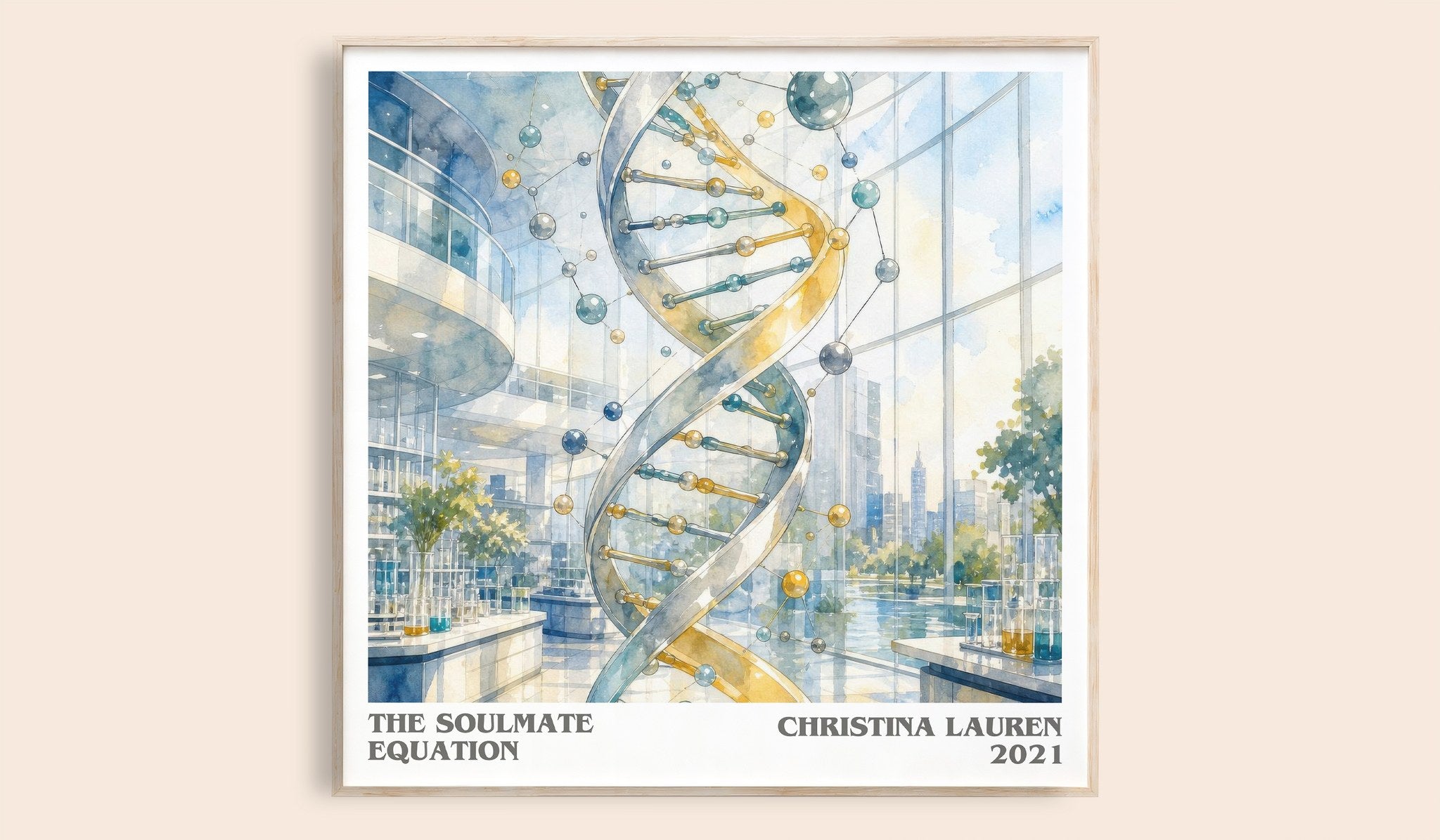 The Soulmate Equation Literary Art Print by Christina Lauren