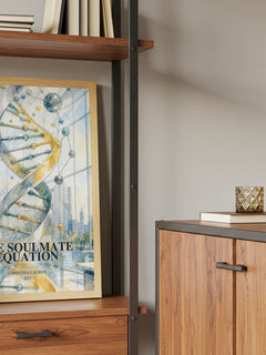 The Soulmate Equation book watercolour illustration paper finish options – matte satin gloss