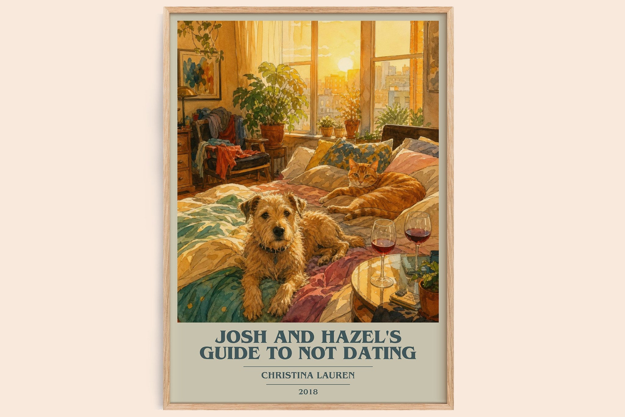 Josh and Hazel's Guide to Not Dating Book Cover Poster by C. Lauren
