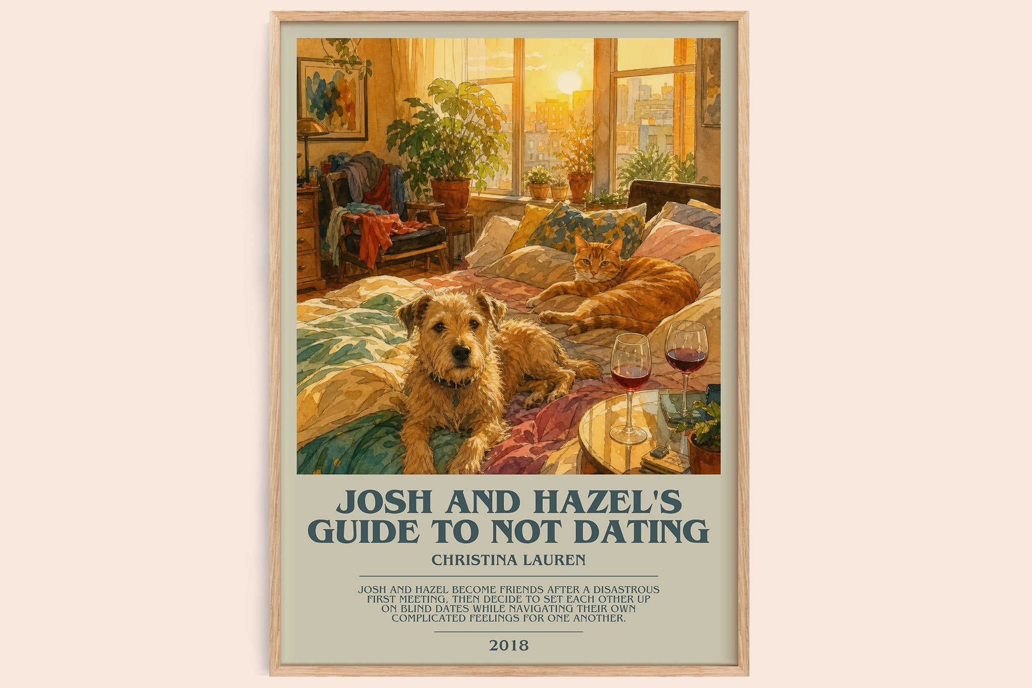 Josh and Hazel's Guide to Not Dating Bookish Wall Art by C. Lauren