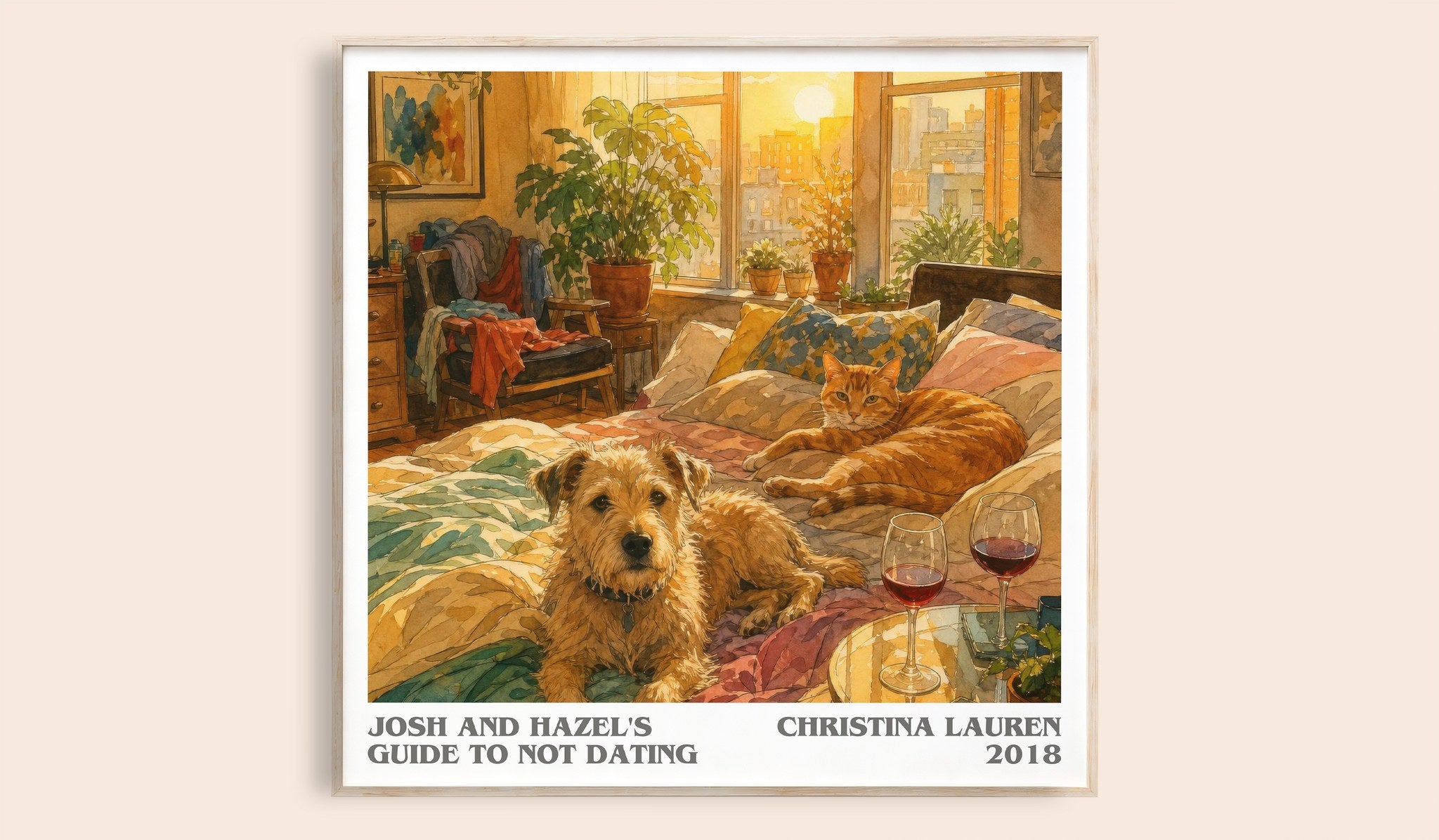Josh and Hazel's Guide to Not Dating Literary Art Print by C. Lauren