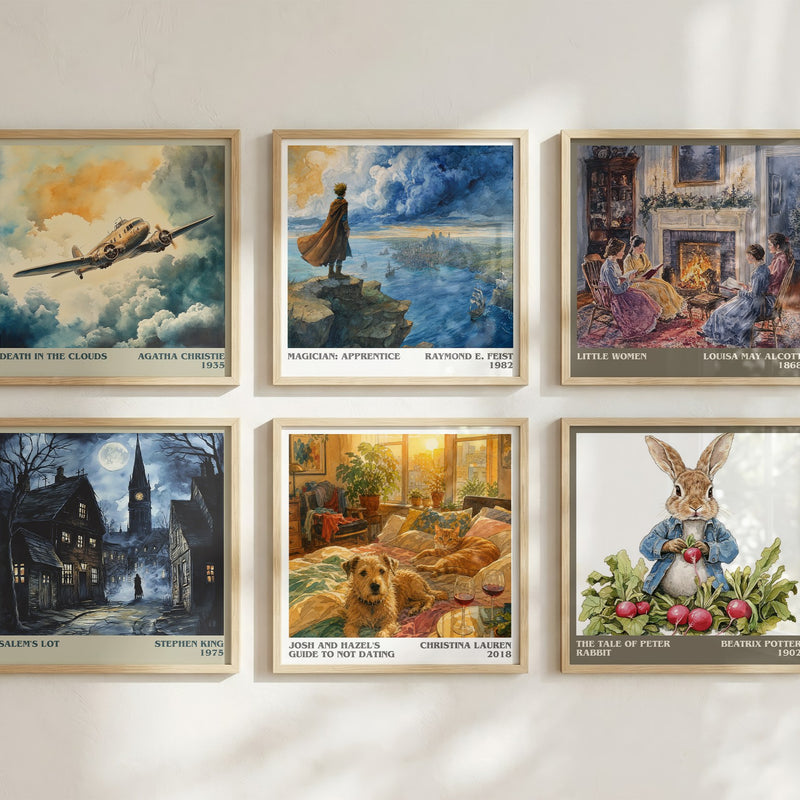 Josh and Hazel's Guide to Not Dating literary art print colour and style options – Christina Lauren book art