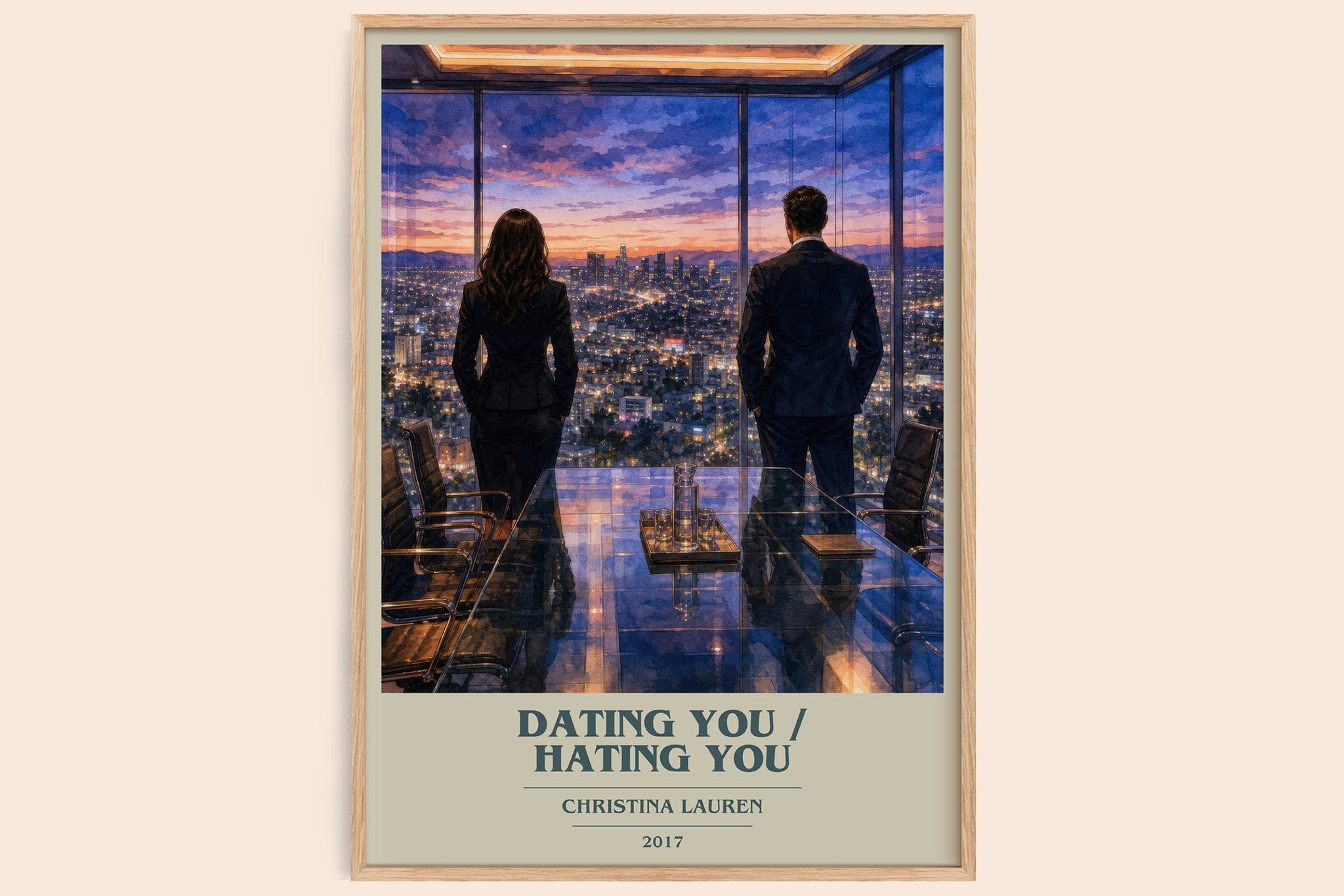 Dating You / Hating You Book Cover Poster by Christina Lauren