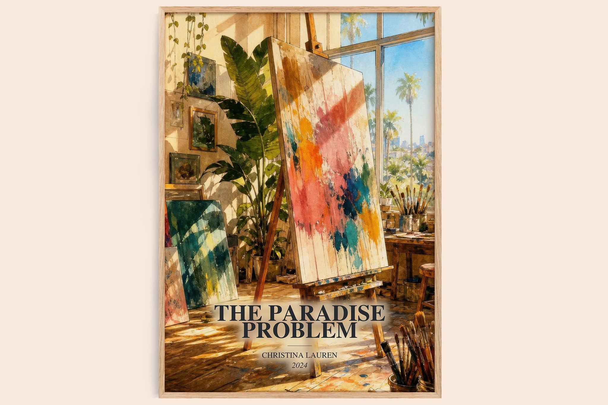The Paradise Problem Book Watercolour Illustration by Christina Lauren