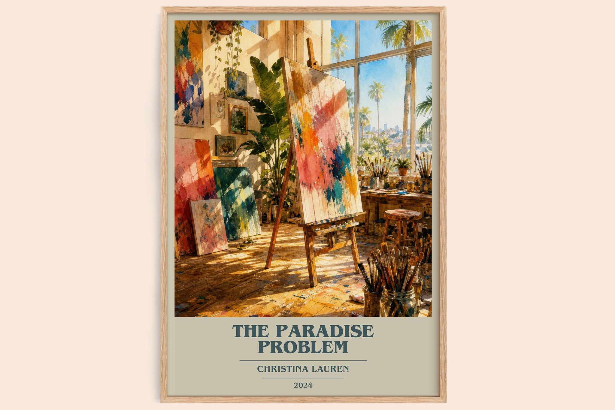 The Paradise Problem Book Cover Poster by Christina Lauren