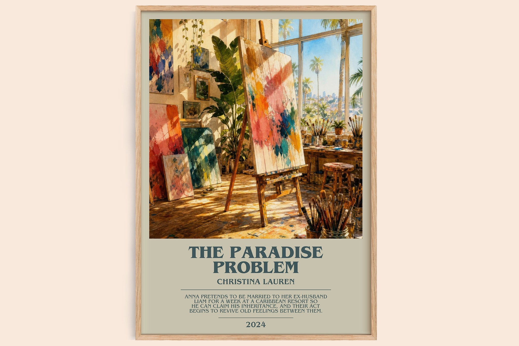 The Paradise Problem Bookish Wall Art by Christina Lauren