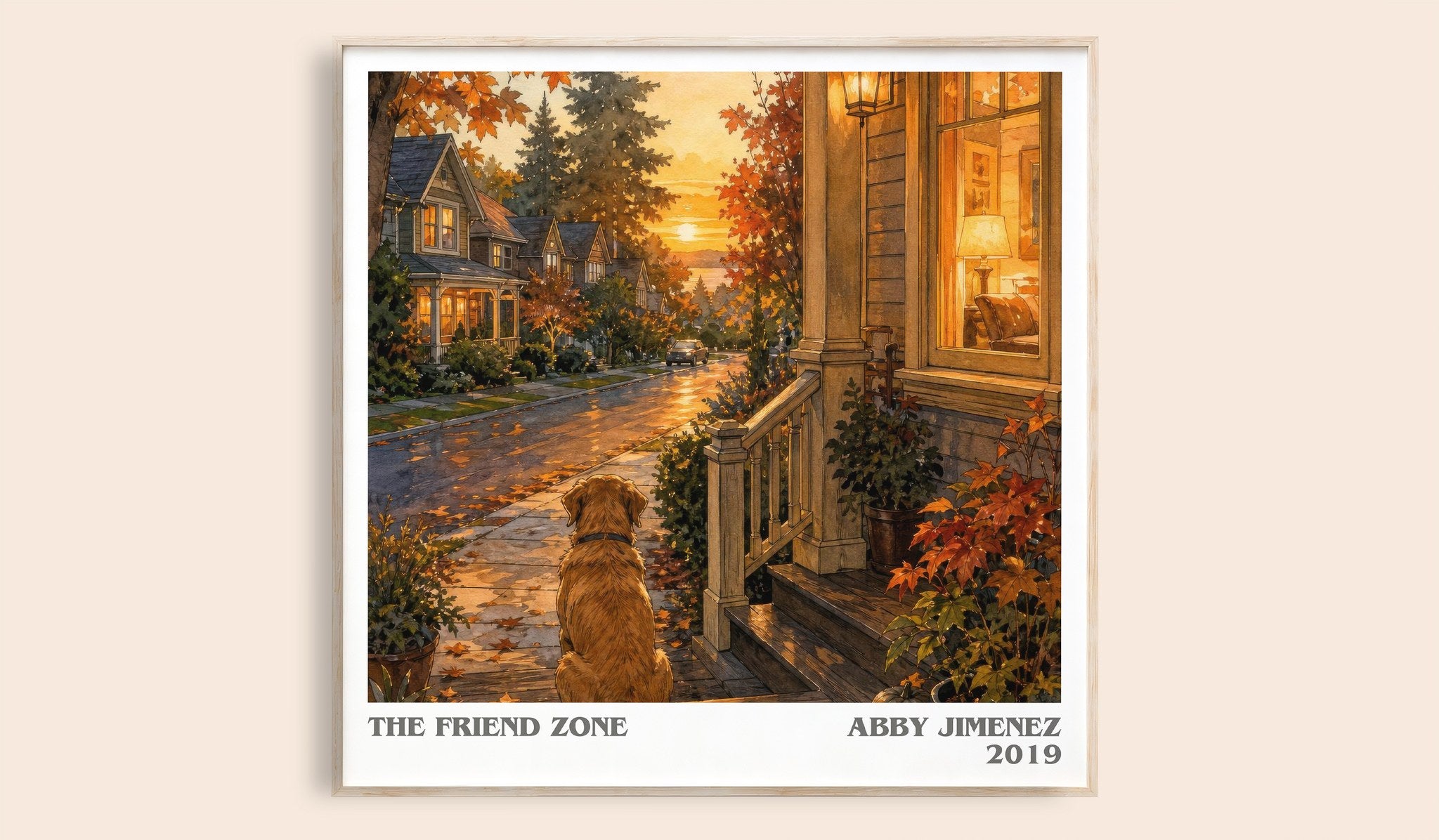 The Friend Zone Literary Art Print by Abby Jimenez