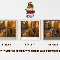 The Friend Zone literary print in frame leaning in hallway – romance wall art