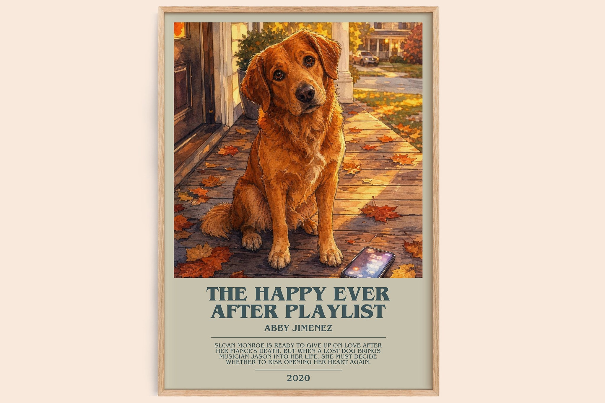 The Happy Ever After Playlist Bookish Wall Art by Abby Jimenez