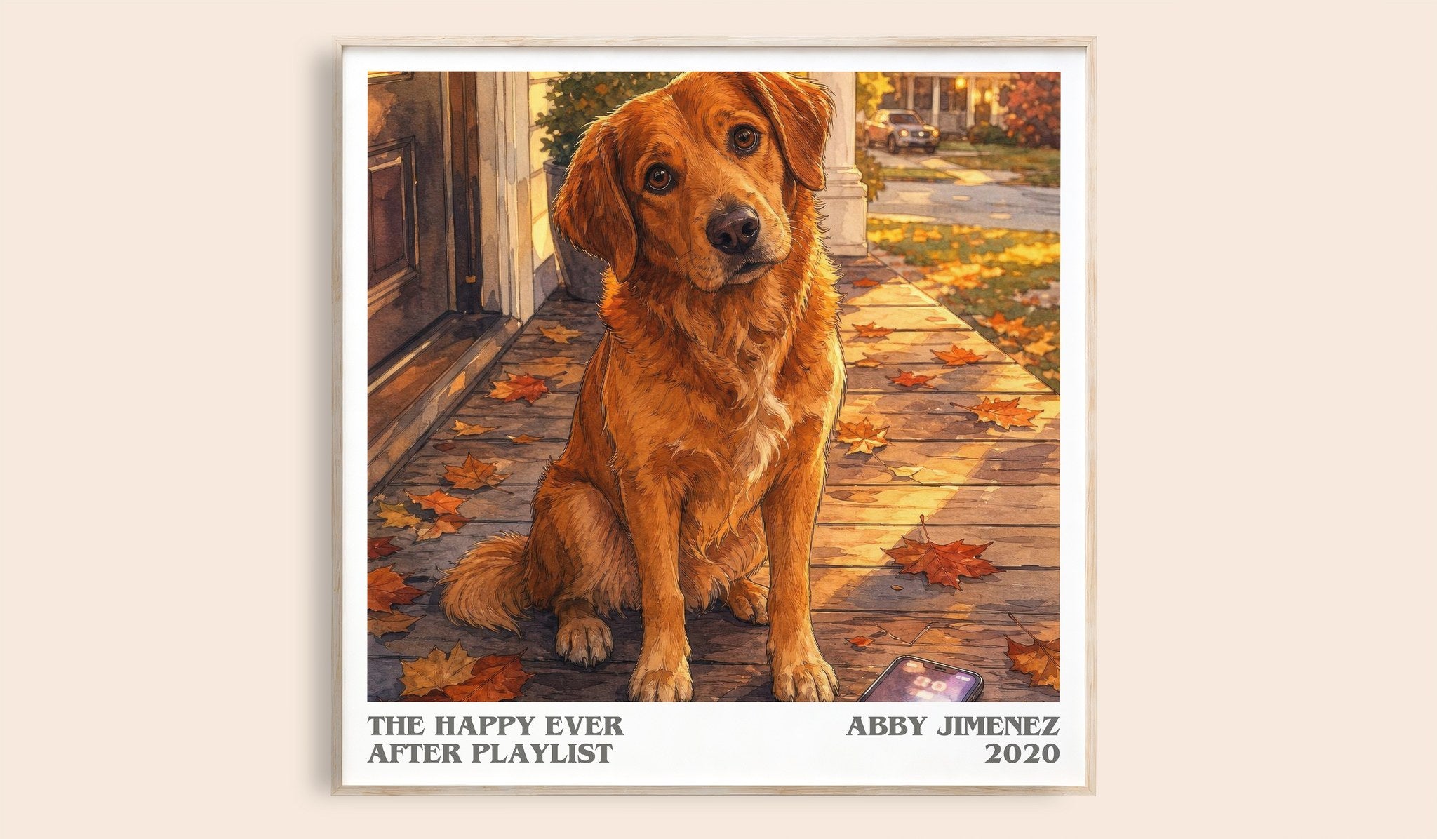 The Happy Ever After Playlist Literary Art Print by Abby Jimenez