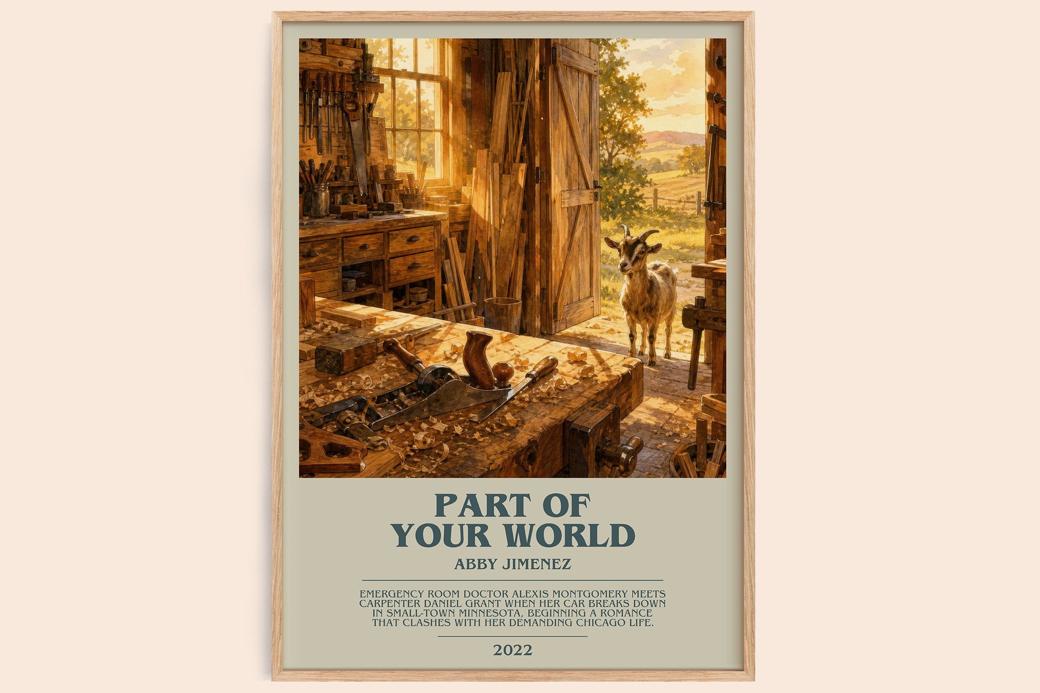 Part of Your World Bookish Wall Art by Abby Jimenez