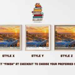 Say You'll Remember Me literary print in frame leaning in hallway – romance wall art