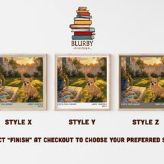 Life's Too Short literary print in frame leaning in hallway – romance wall art