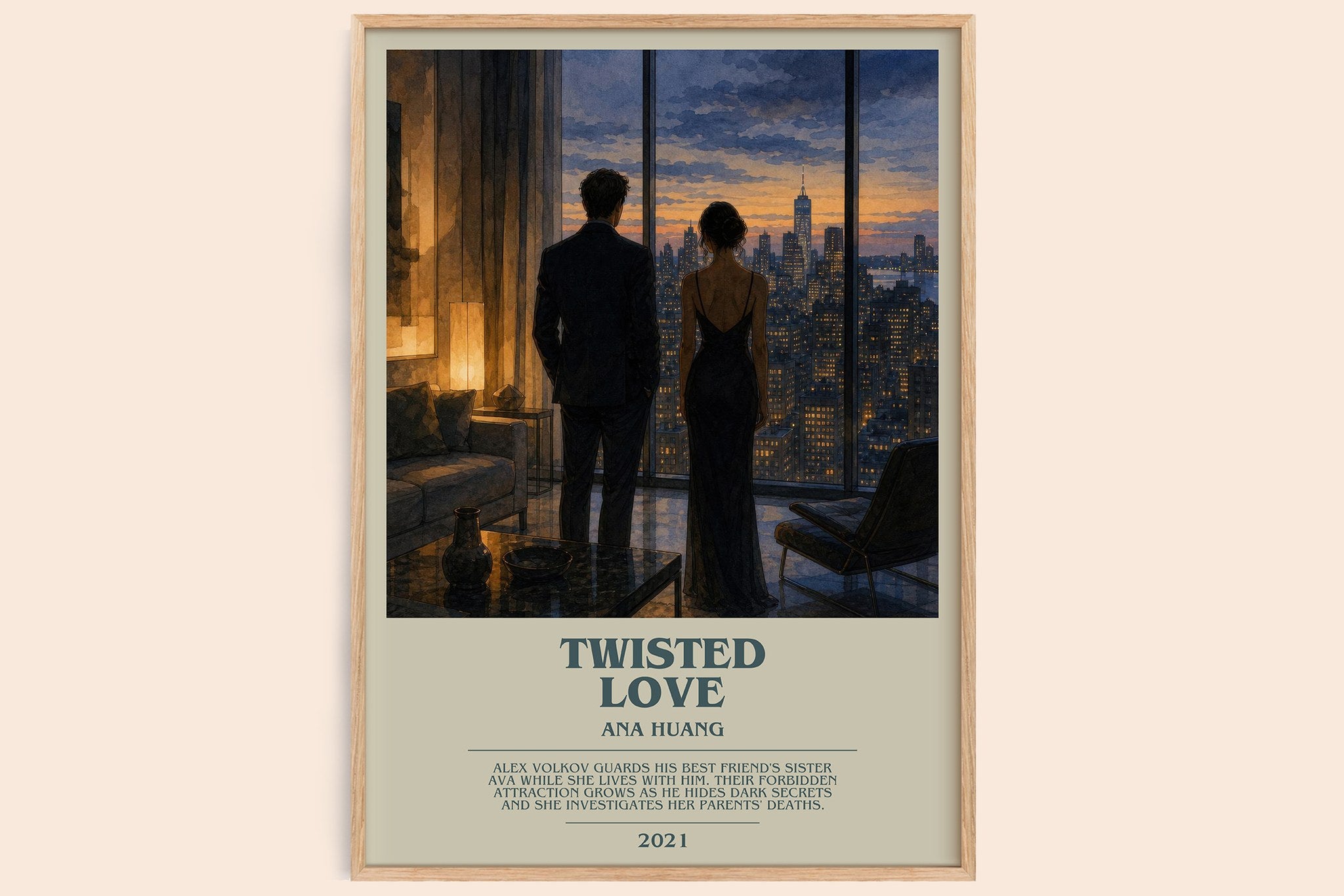 Twisted Love Bookish Wall Art by Ana Huang
