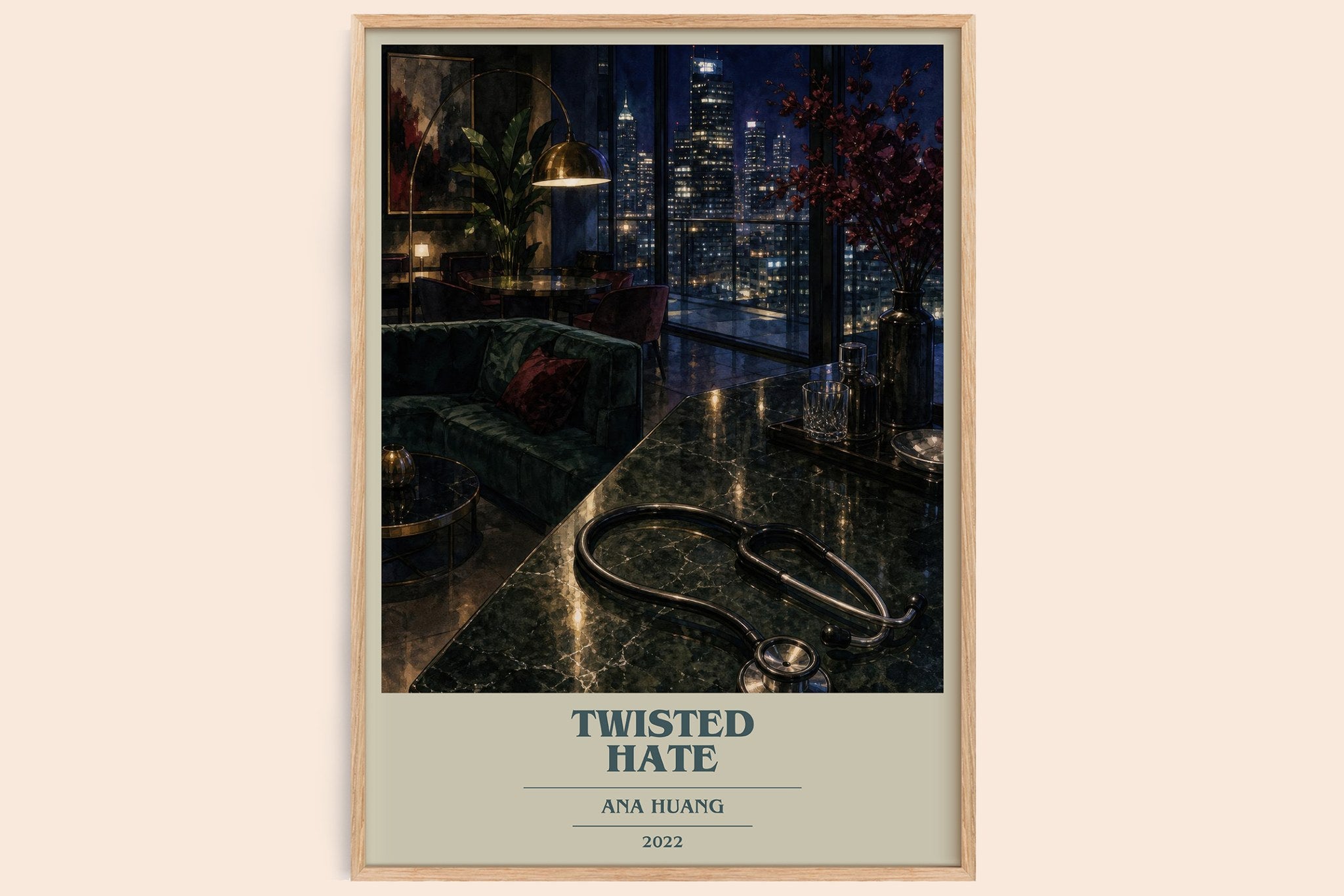 Twisted Hate Book Cover Poster by Ana Huang