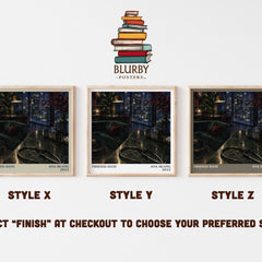 Twisted Hate literary print in frame leaning in hallway – romance wall art