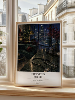 Twisted Hate book cover poster colour and style options – Ana Huang book art