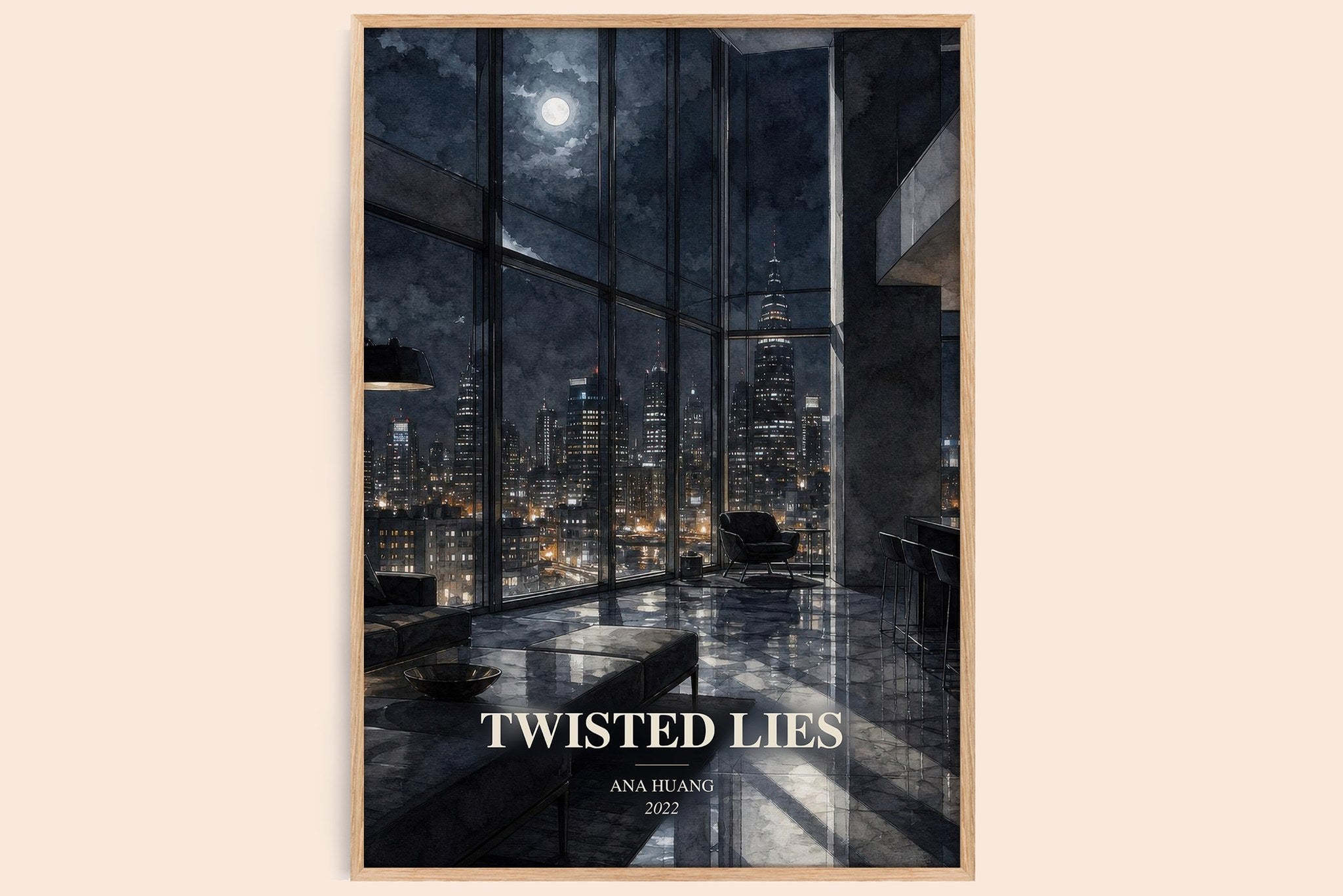 Twisted Lies Book Watercolour Illustration by Ana Huang
