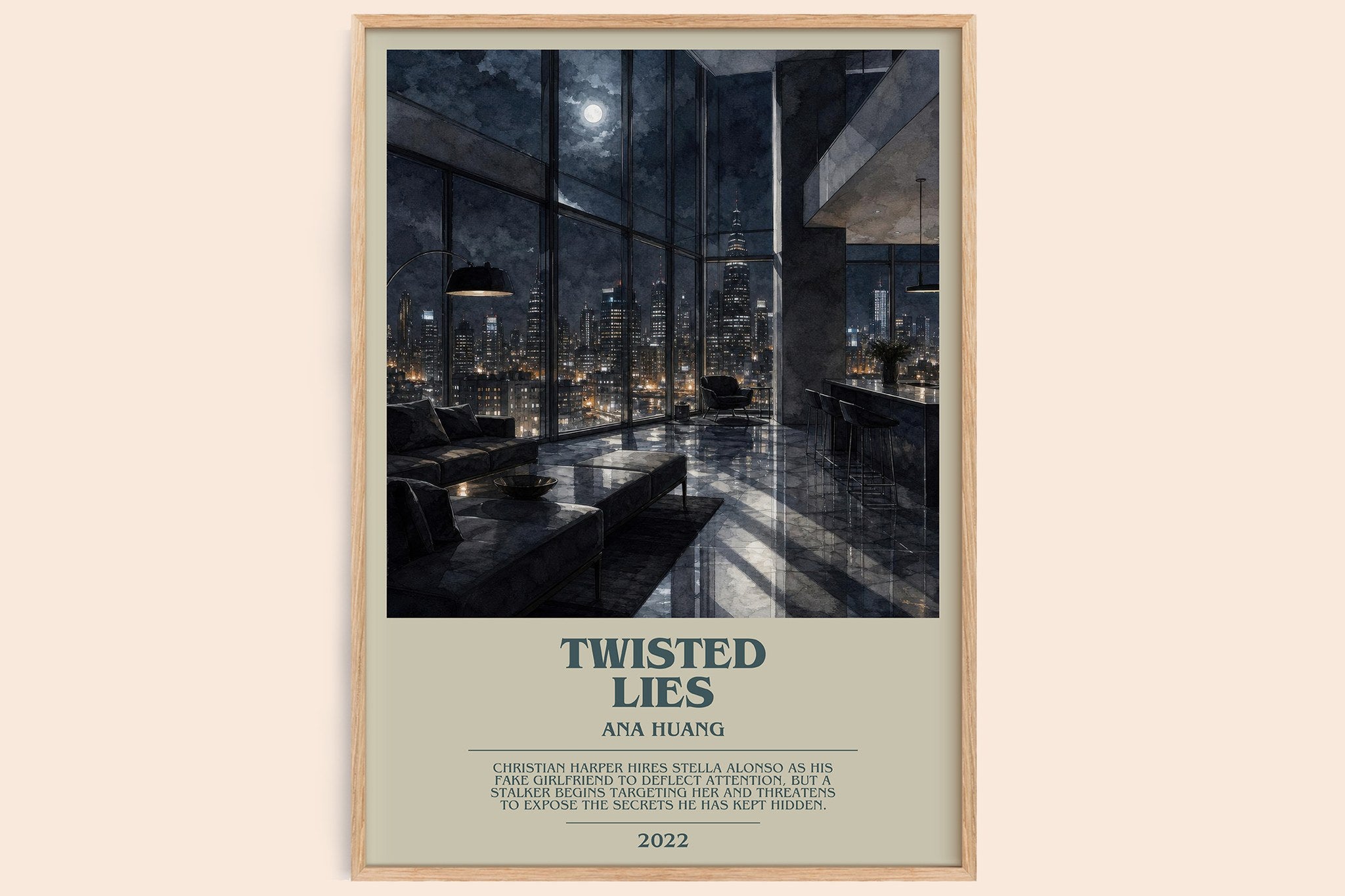Twisted Lies Bookish Wall Art by Ana Huang