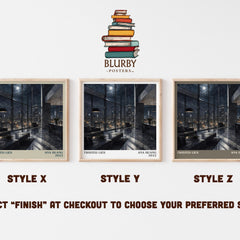 Twisted Lies literary print in frame leaning in hallway – romance wall art