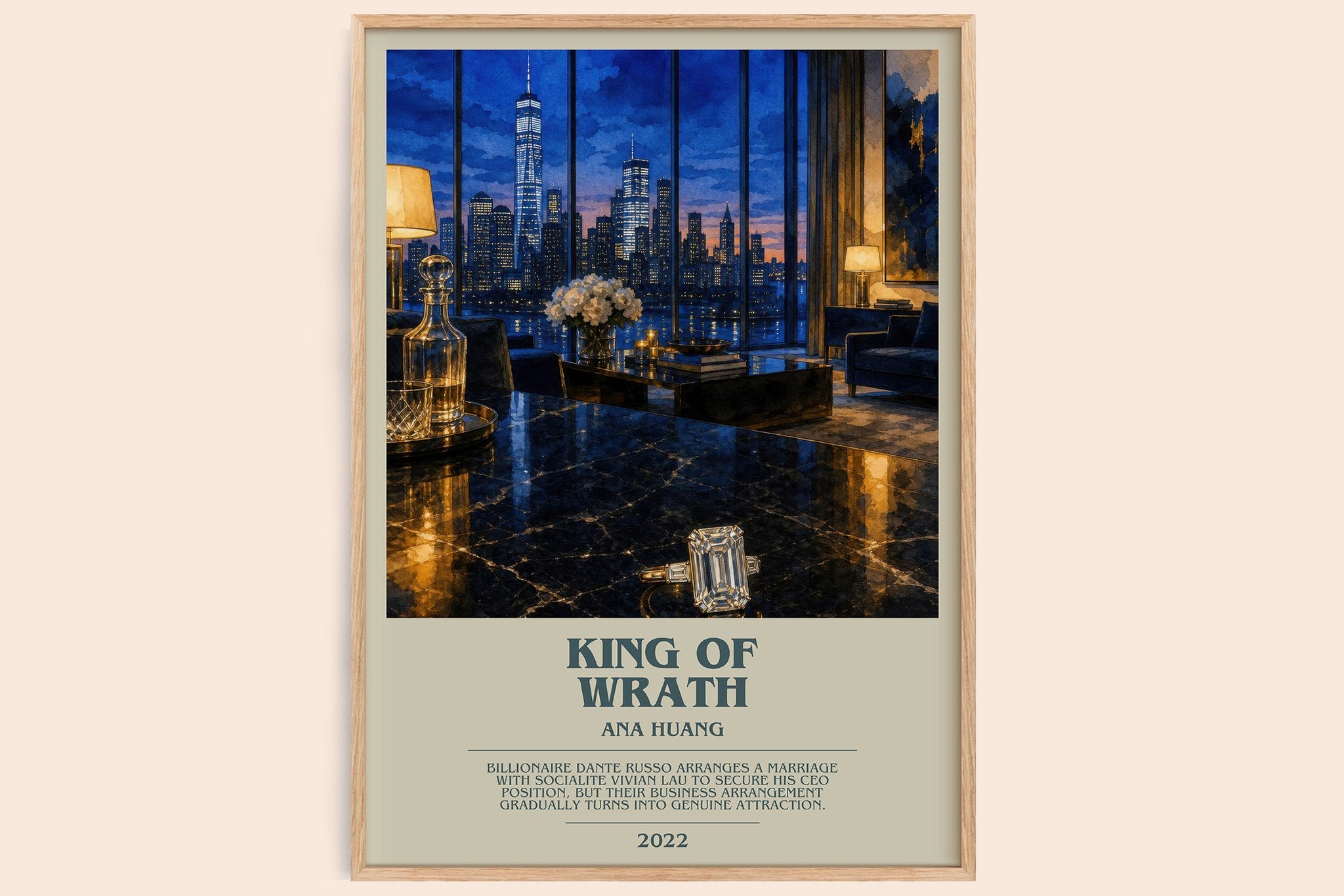 King of Wrath Bookish Wall Art by Ana Huang