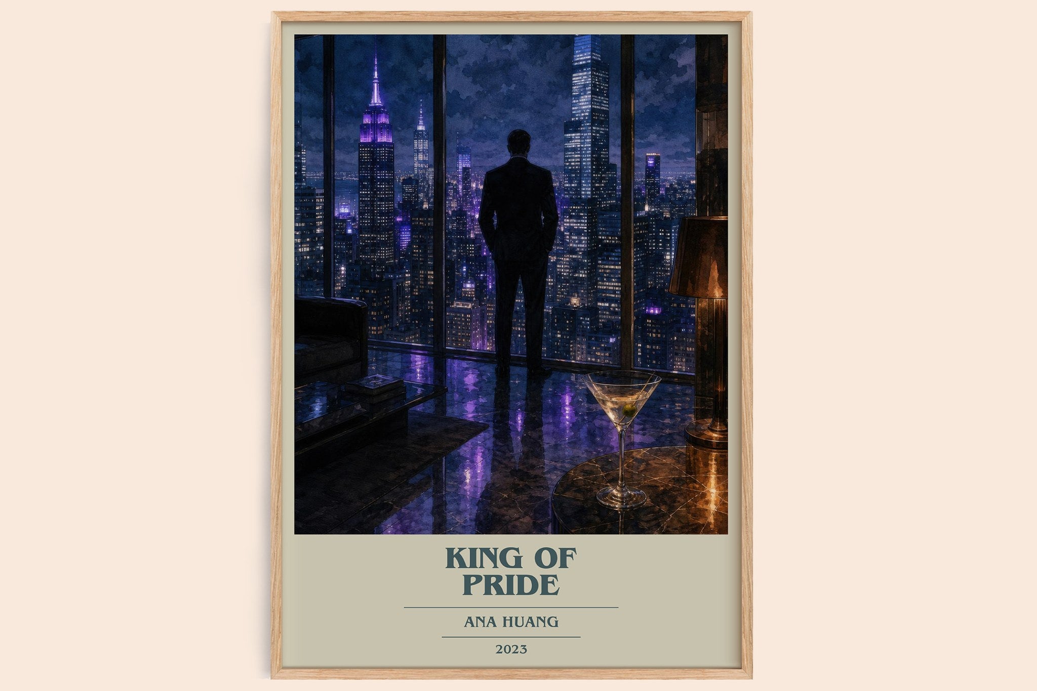 King of Pride Book Cover Poster by Ana Huang