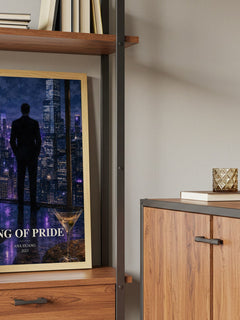 King of Pride book watercolour illustration paper finish options – matte satin gloss