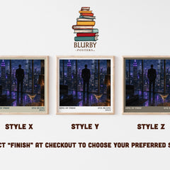 King of Pride literary print in frame leaning in hallway – romance wall art