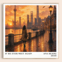 If We Ever Meet Again literary book poster by Ana Huang – framed literary art print