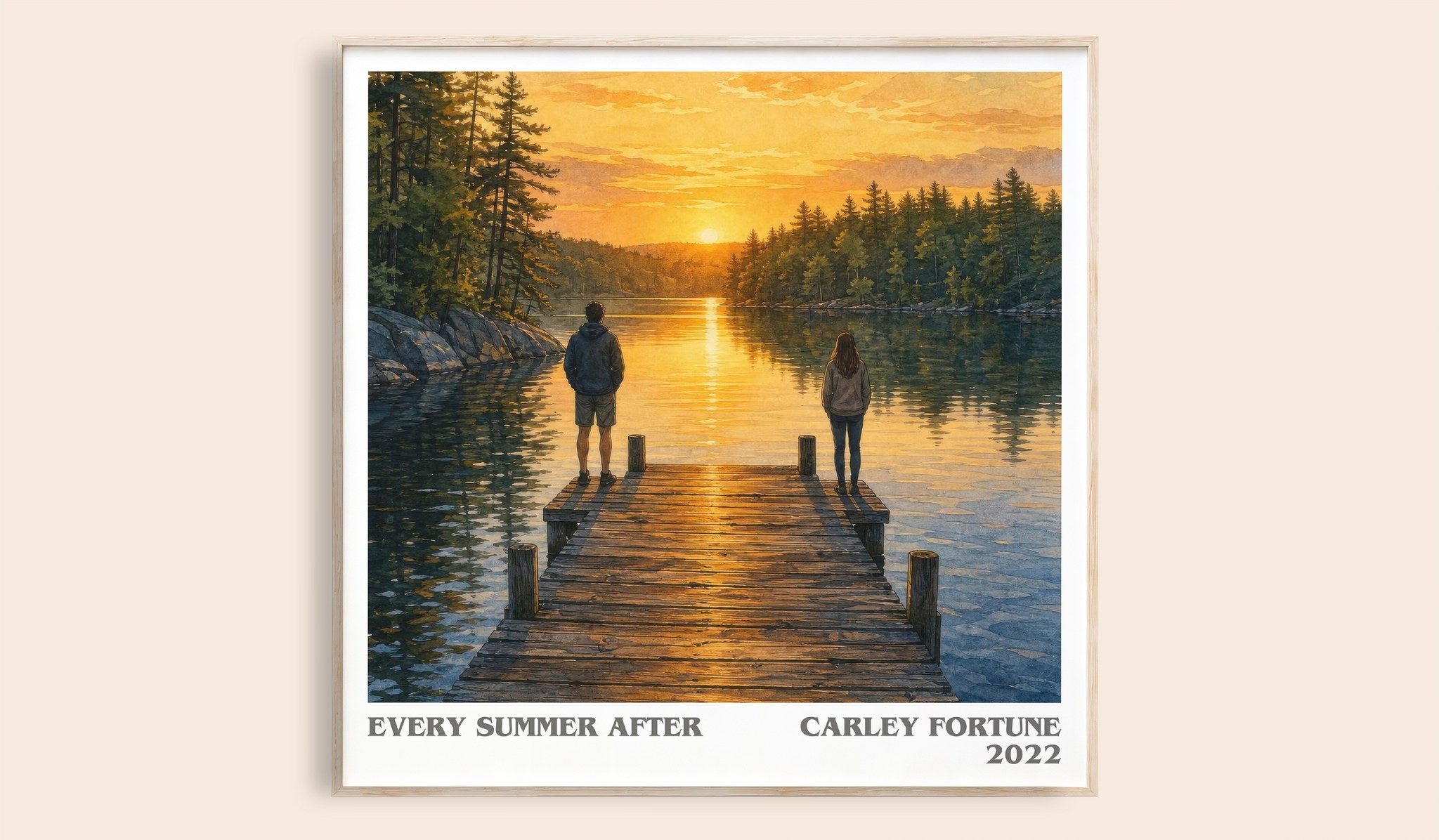 Every Summer After Literary Art Print by Carley Fortune