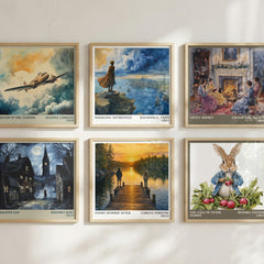 Every Summer After literary art print colour and style options – Carley Fortune book art