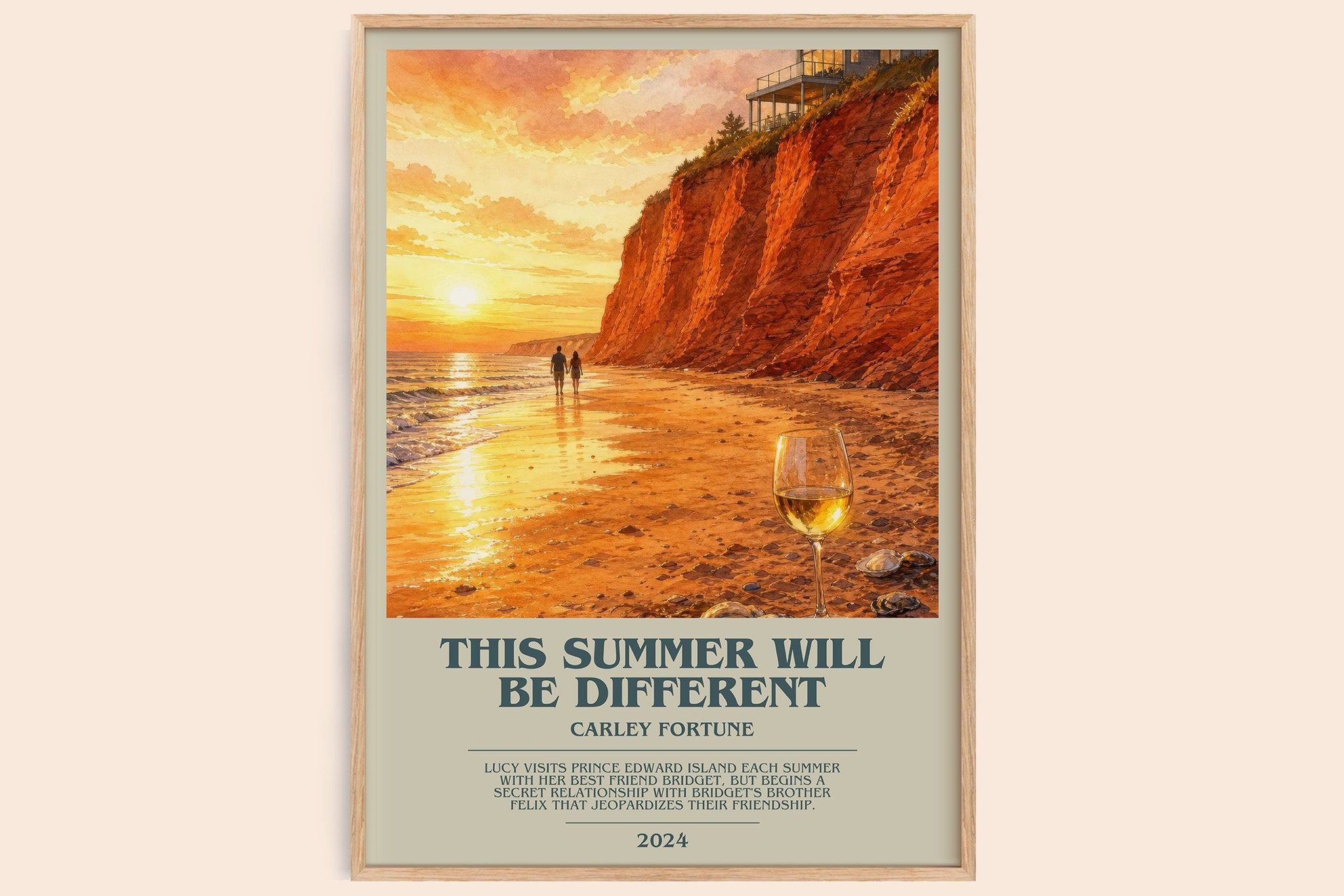 This Summer Will Be Different Bookish Wall Art by Carley Fortune