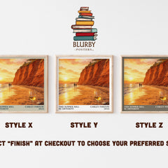 This Summer Will Be Different literary print in frame leaning in hallway – romance wall art