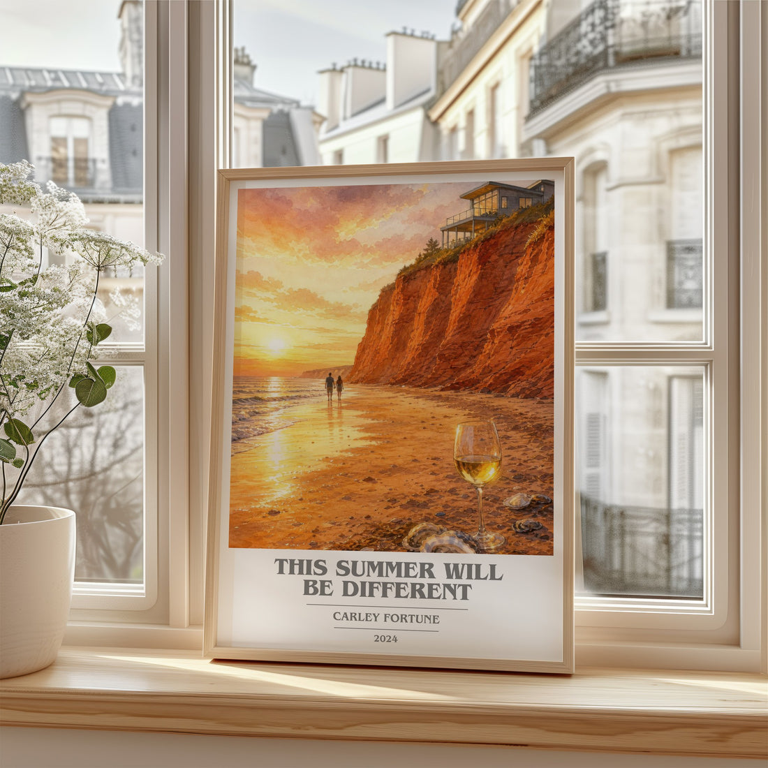 This Summer Will Be Different book cover poster colour and style options – Carley Fortune book art