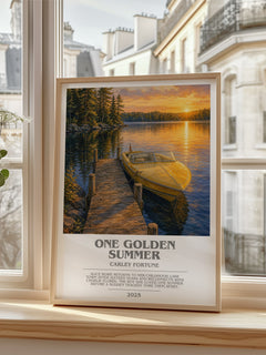 One Golden Summer Bookish Wall Art by Carley Fortune – image 2