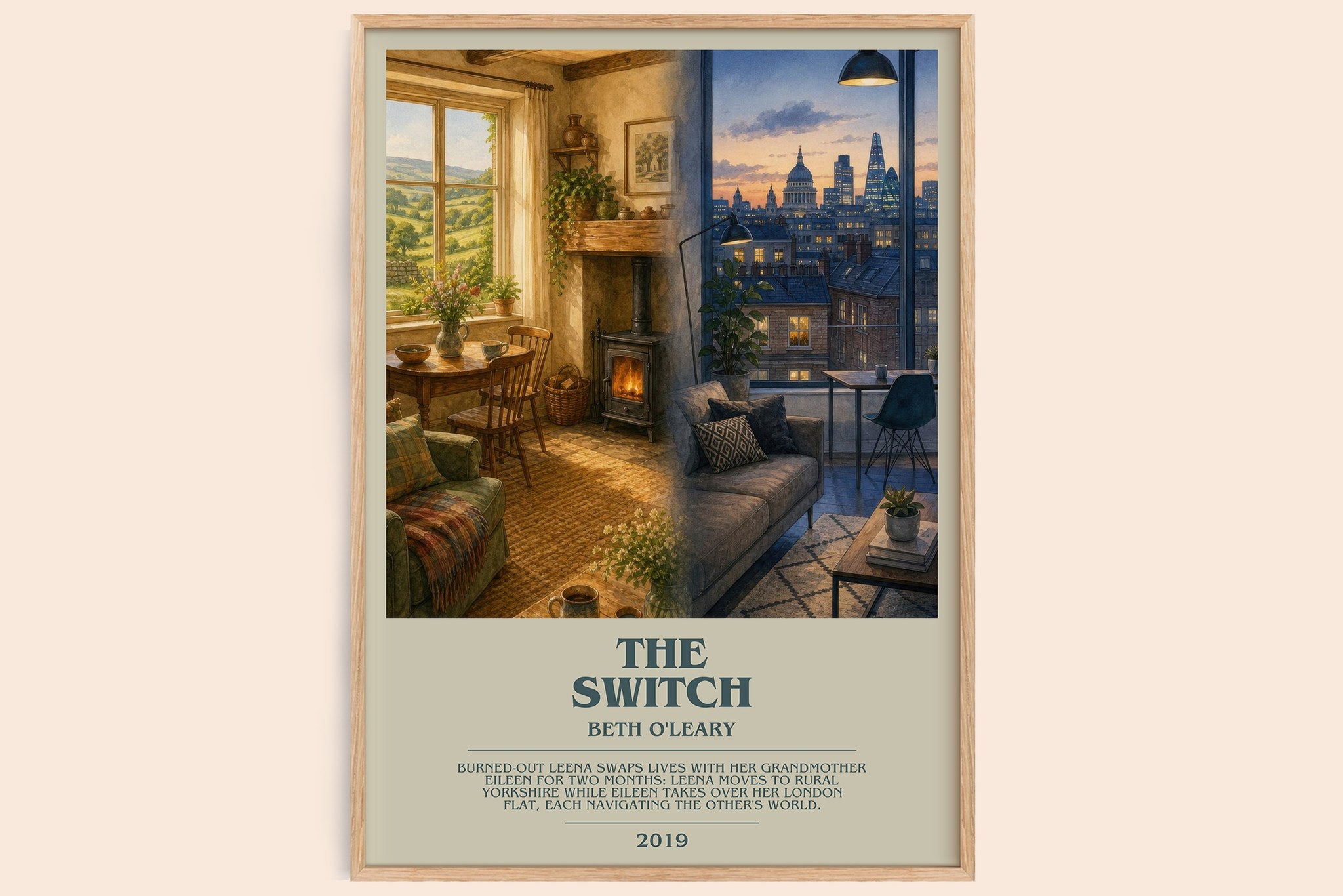 The Switch Bookish Wall Art by Beth O'Leary