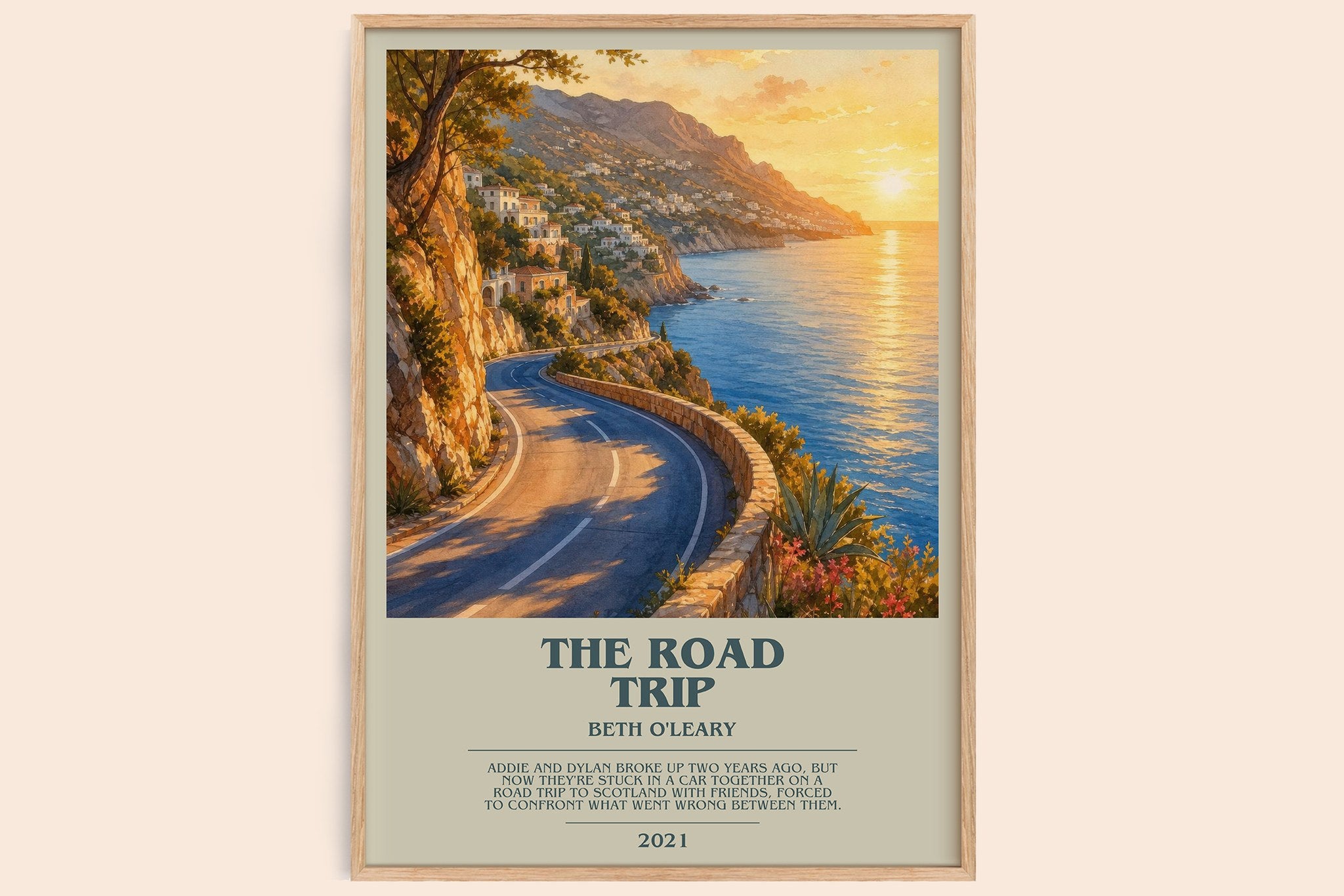 The Road Trip Bookish Wall Art by Beth O'Leary