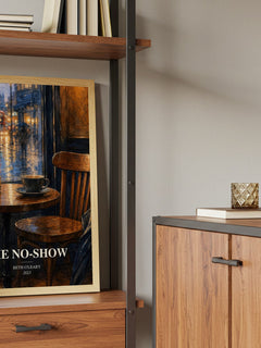 The No-Show book watercolour illustration paper finish options – matte satin gloss