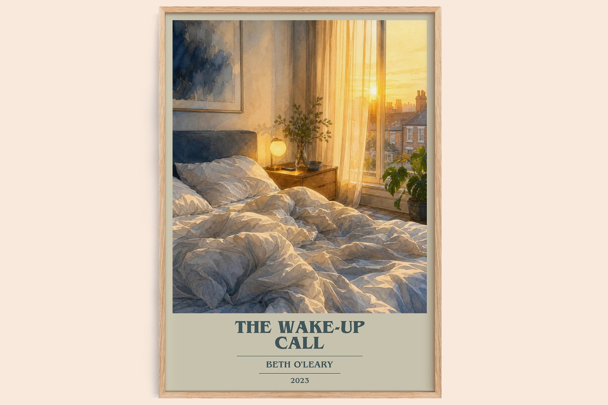 The Wake-Up Call Book Cover Poster by Beth O'Leary