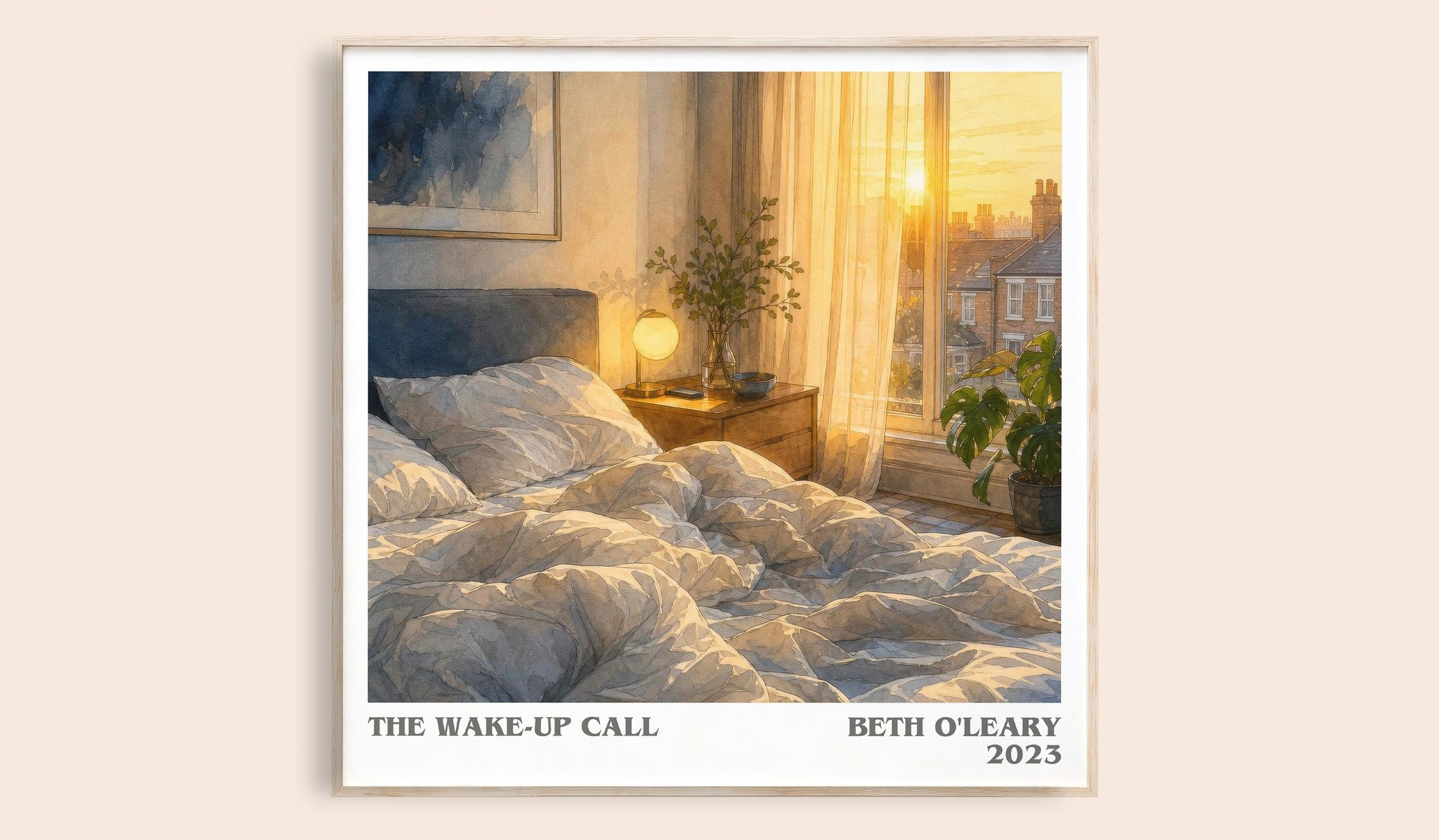 The Wake-Up Call Literary Art Print by Beth O'Leary