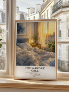 The Wake-Up Call book cover poster colour and style options – Beth O'Leary book art