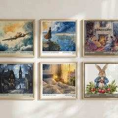 The Wake-Up Call literary art print colour and style options – Beth O'Leary book art