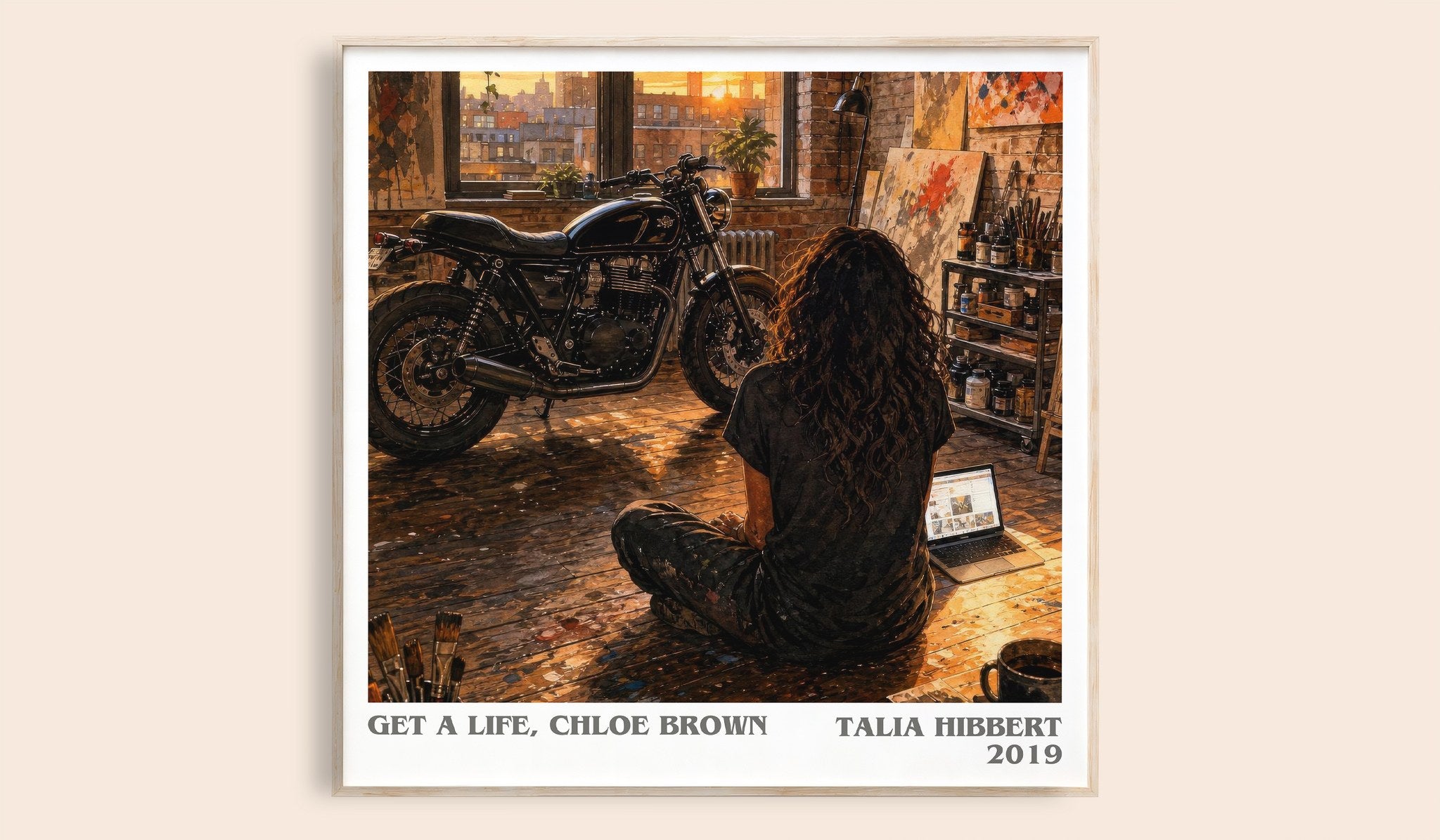 Get a Life, Chloe Brown Literary Art Print by Talia Hibbert
